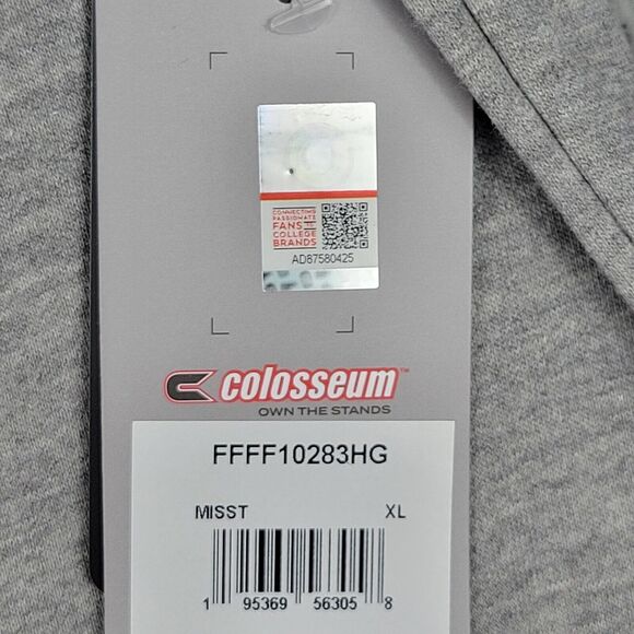 Mississippi State Bulldogs Sweatshirt Mens XL Arch & Logo 3.0 Full Zip Colosseum - Picture 12 of 15